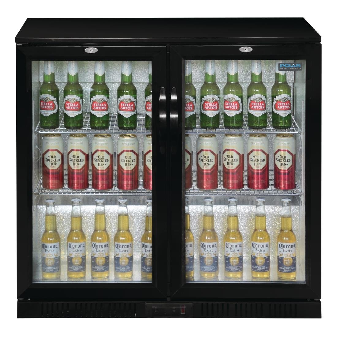 Polar G-Series Counter Back Bar Cooler with Hinged Doors 208Ltr