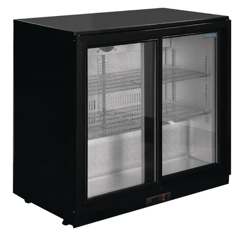 Polar G-Series Under Counter Back Bar Cooler with Sliding Doors 198Ltr