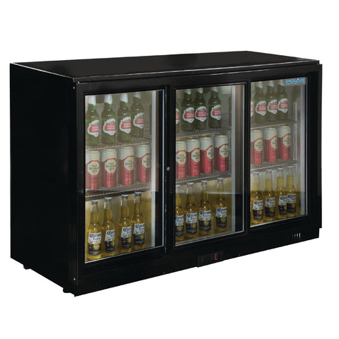 Polar G-Series Counter Back Bar Cooler with Sliding Doors 330Ltr