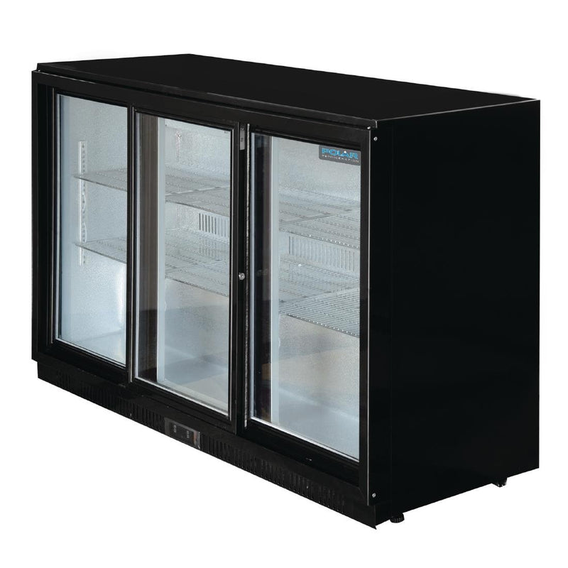 Polar G-Series Counter Back Bar Cooler with Sliding Doors 330Ltr