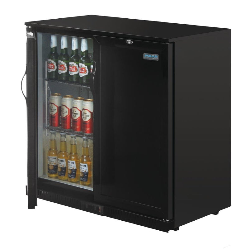 Polar G-Series Counter Back Bar Cooler with Solid Doors 208Ltr