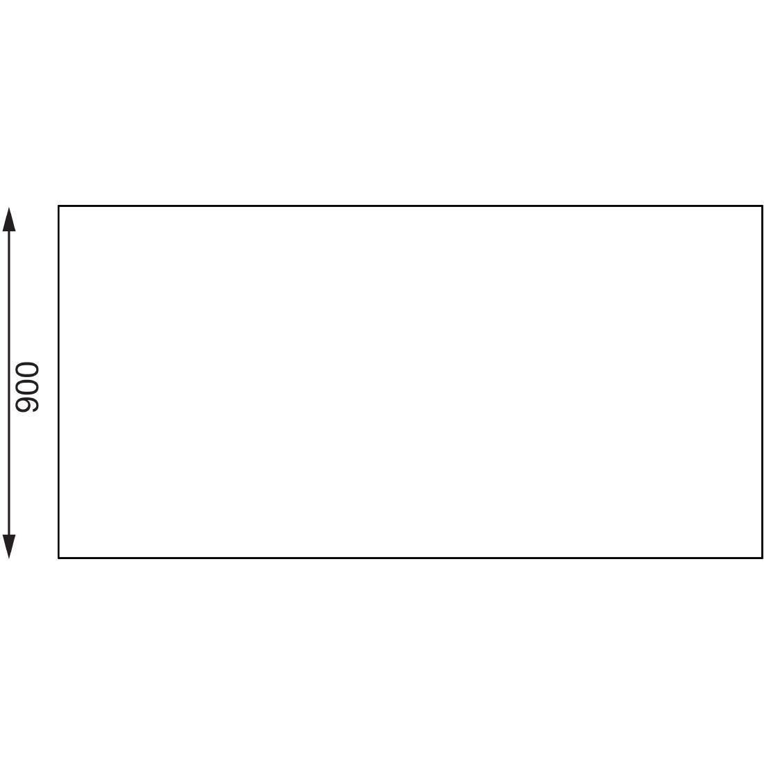 Vogue Stainless Steel Centre Table 1800mm