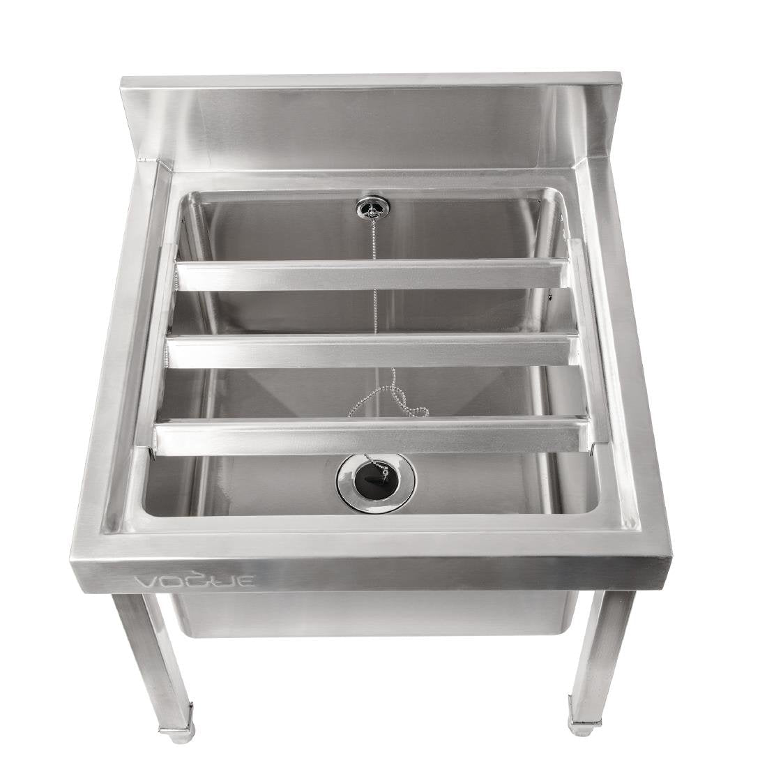 Vogue Stainless Steel Mop Sink