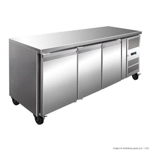 Thermaster Tropicalised 3 Door Gastronorm Bench Freezer GN3100BT