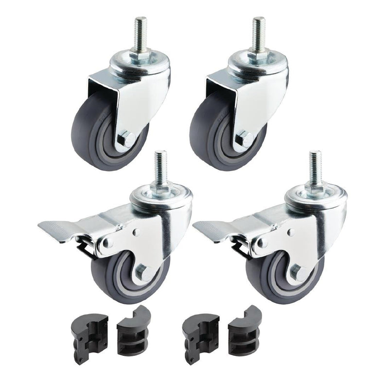 Castors for Vogue Stainless Steel Tables (Pack of 4)
