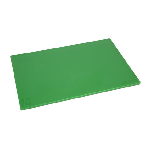 Hygiplas Antibacterial Low Density Chopping Board Green - 450x300x10mm