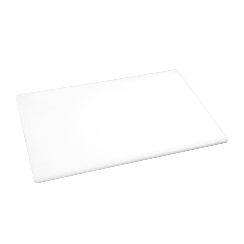 Hygiplas Antibacterial Low Density Chopping Board White - 450x300x10mm