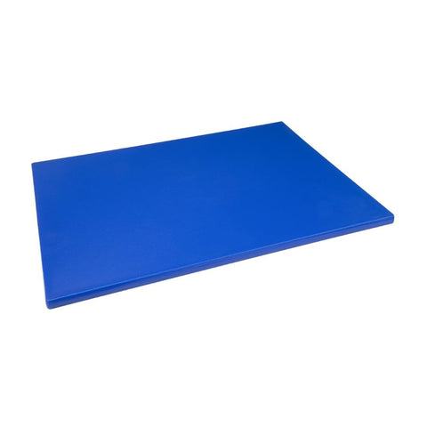 Hygiplas Extra Thick Low Density Chopping Board Blue - 600x450x20mm