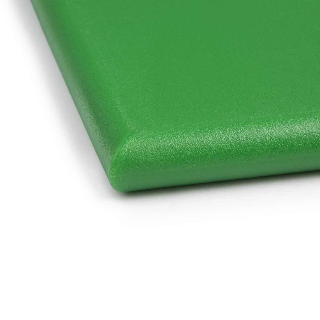 Hygiplas Extra Thick Low Density Chopping Board Green - 600x450x20mm