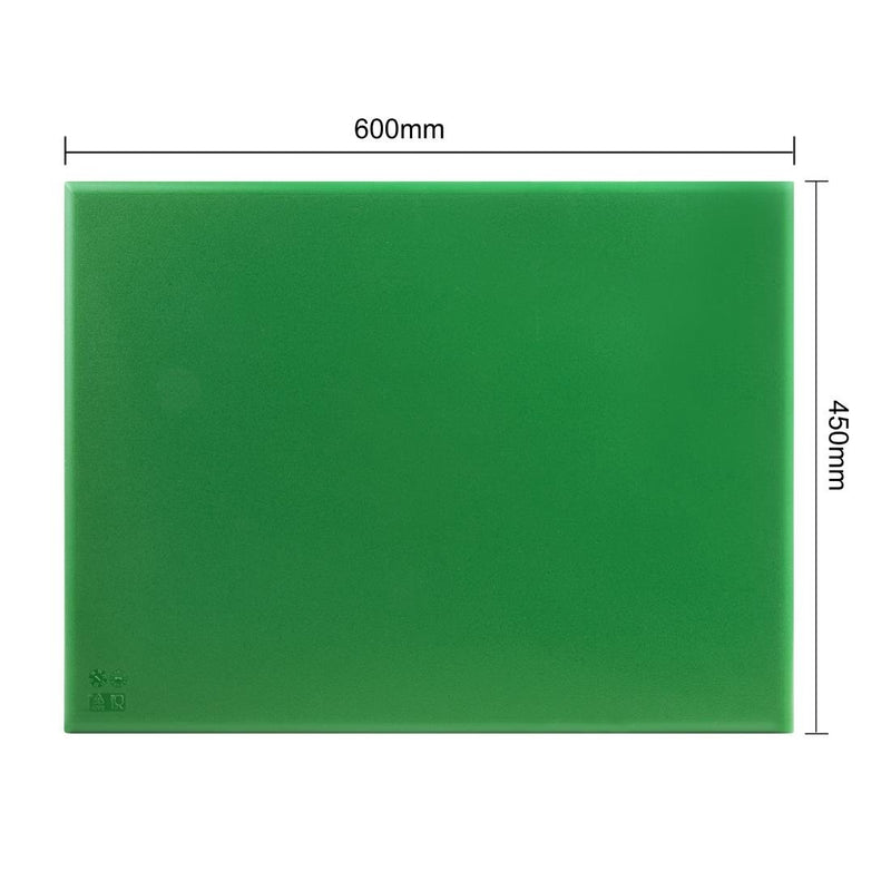 Hygiplas Extra Thick Low Density Chopping Board Green - 600x450x20mm