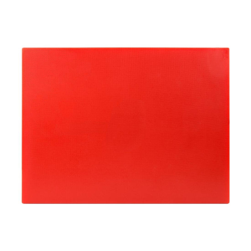 Hygiplas Low Density Chopping Board Red - 600x450x10mm