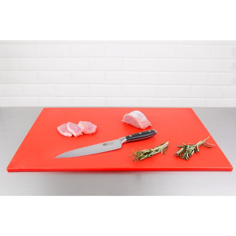 Hygiplas Low Density Chopping Board Red - 600x450x10mm