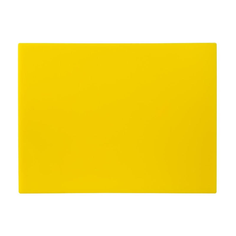 Hygiplas Low Density Chopping Board Yellow - 600x450x10mm