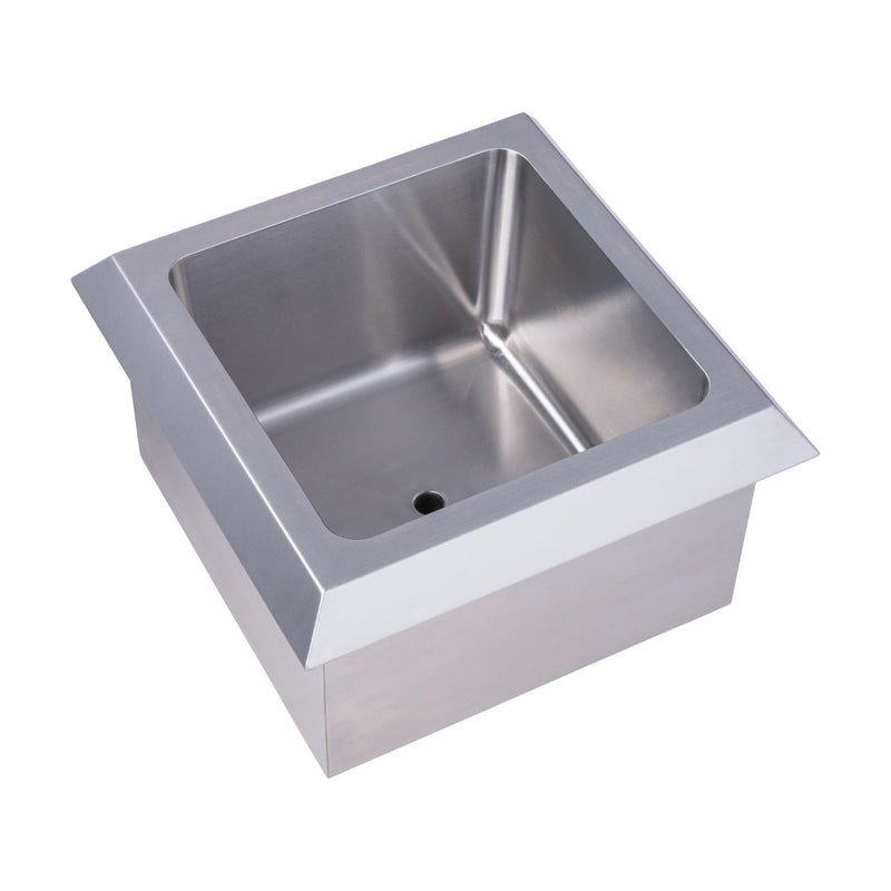 3Monkeez Drop In Insulated Stainless Steel Ice Well - 400 x 350 x 300