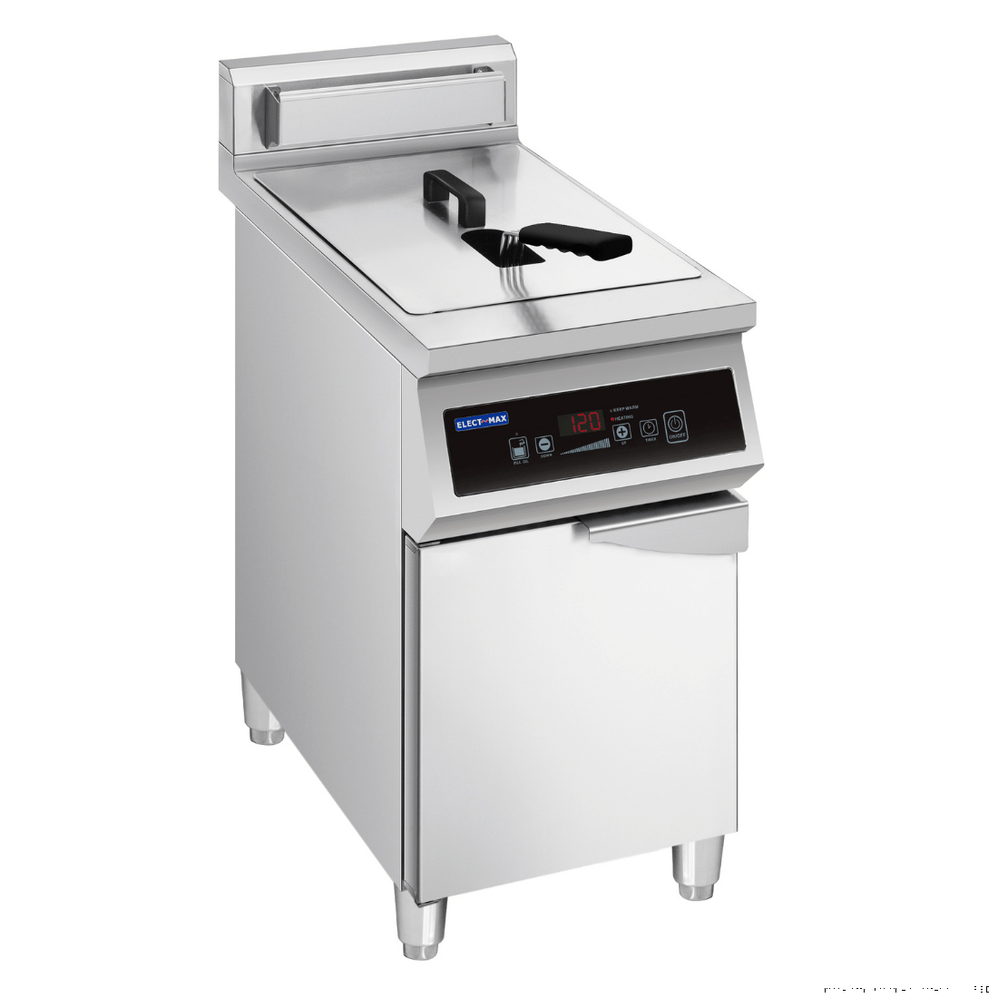 Electmax 700 Series Induction Single Fryer with Splashback IFS7-30L