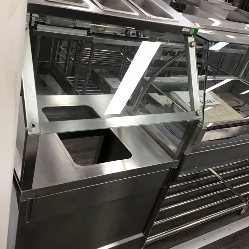 Single Pan Heated Bain Marie Cabinet BS1A