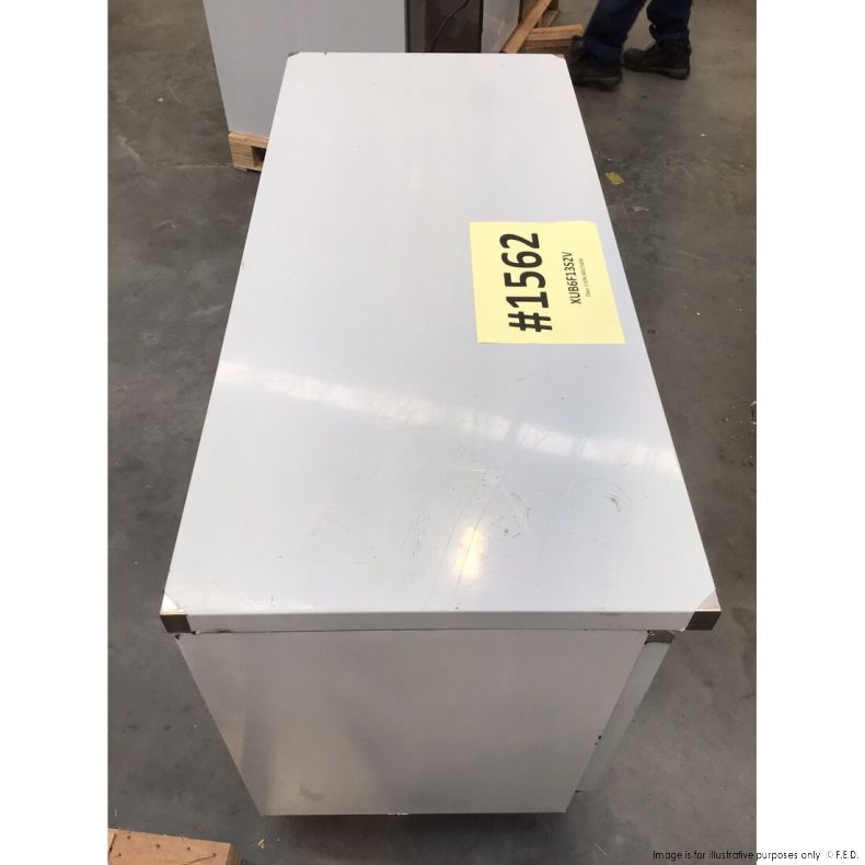 Ex-Showroom: FED-X S/S Two Door Bench Freezer XUB6F13S2V-NSW1562