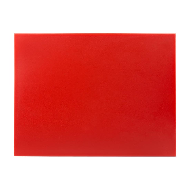 Hygiplas High Density Chopping Board Red - 600x450x12mm