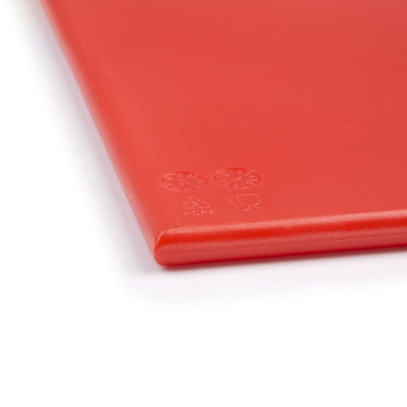 Hygiplas High Density Chopping Board Red - 600x450x12mm