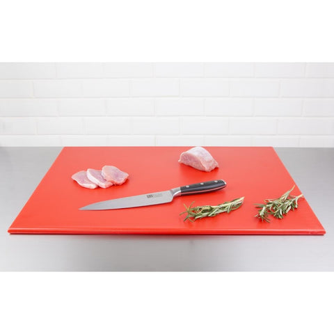 Hygiplas High Density Chopping Board Red - 600x450x12mm - J011