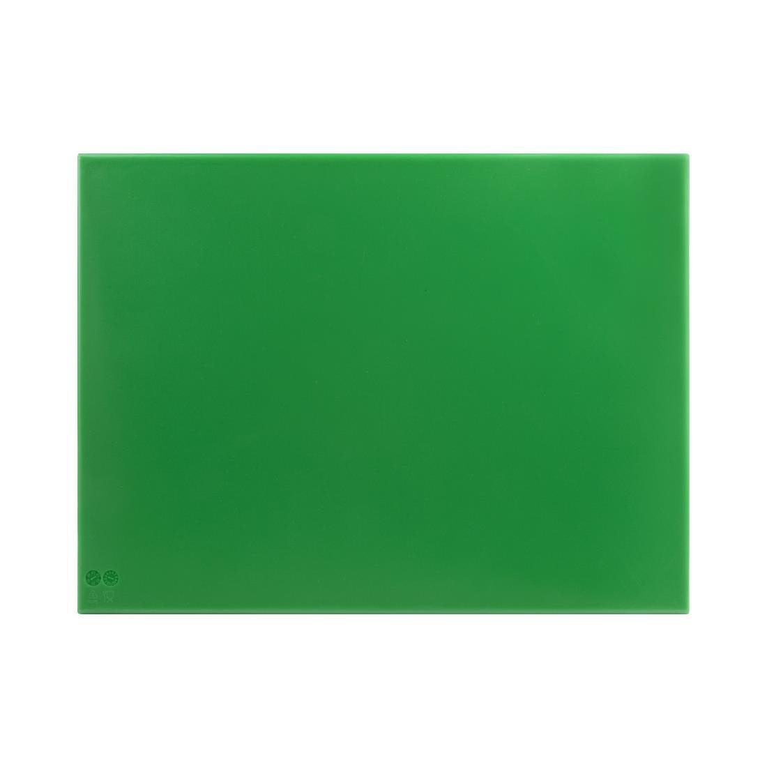 Hygiplas High Density Chopping Board Green - 600x450x12mm