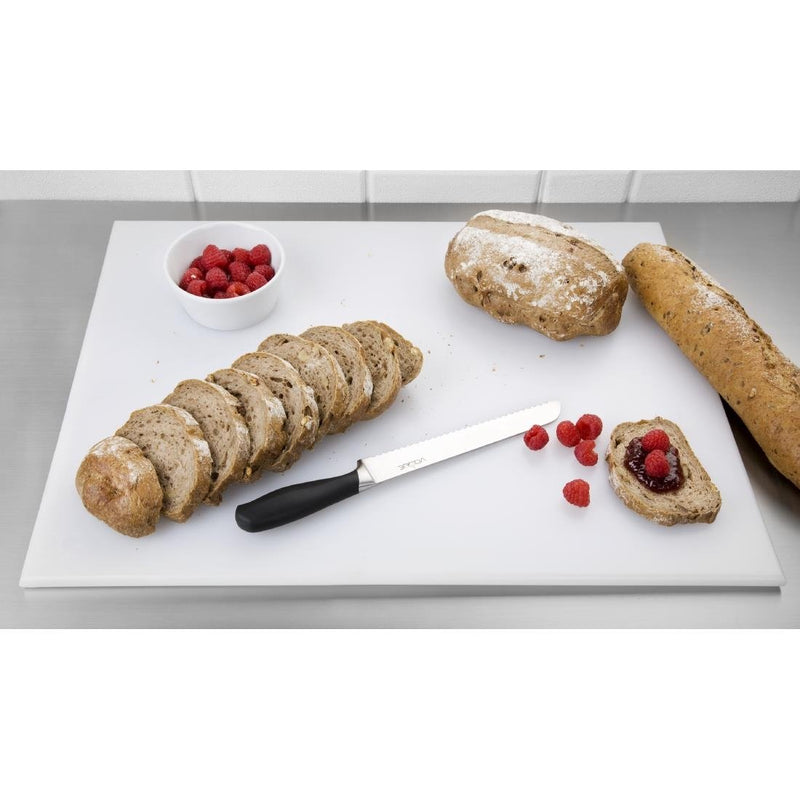 Hygiplas High Density Chopping Board White - 600x450x12mm