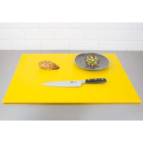 Hygiplas High Density Chopping Board Yellow - 600x450x12mm - J021
