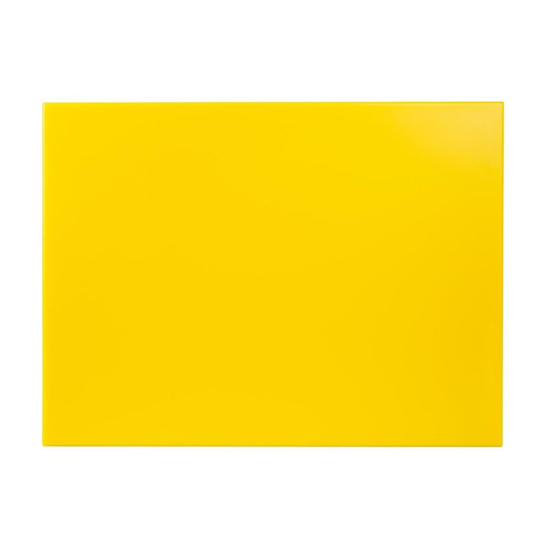 Hygiplas High Density Chopping Board Yellow - 600x450x12mm