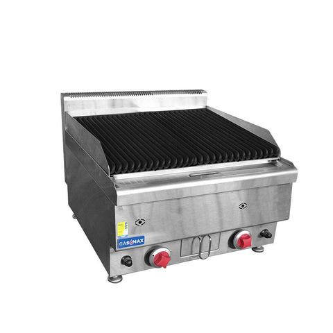 GasMax Gasmax Benchtop 2 Lpg Burner Chargrill JUS-TRH60LPG