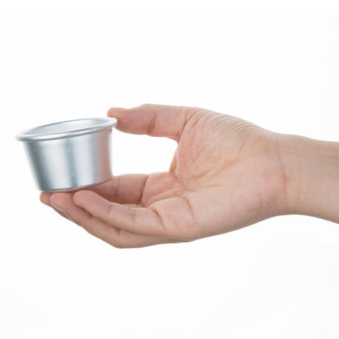 Vogue Aluminium Mini Dariole Moulds 85ml (Pack of 6) - K513