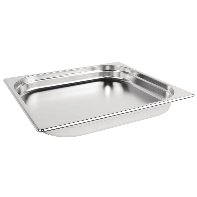 Vogue Stainless Steel 2/3 Gastronorm Tray 40mm