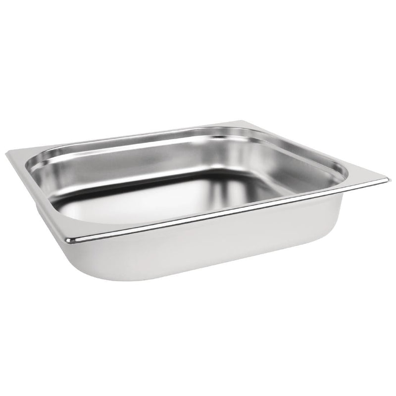 Vogue Stainless Steel 2/3 Gastronorm Tray 65mm