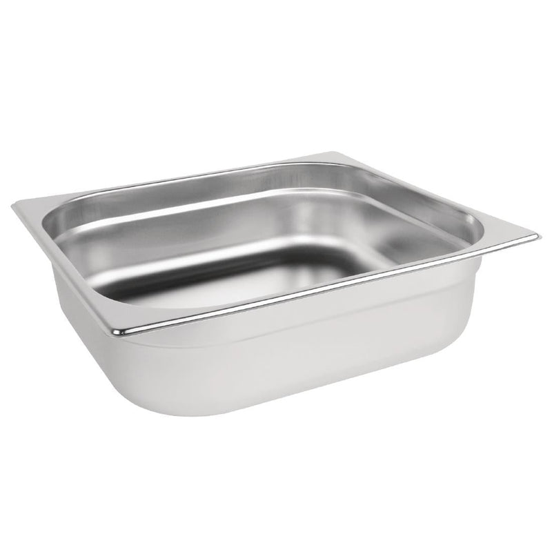 Vogue Stainless Steel 2/3 Gastronorm Tray 100mm