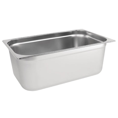 Vogue Stainless Steel 1/1 Gastronorm Tray 200mm