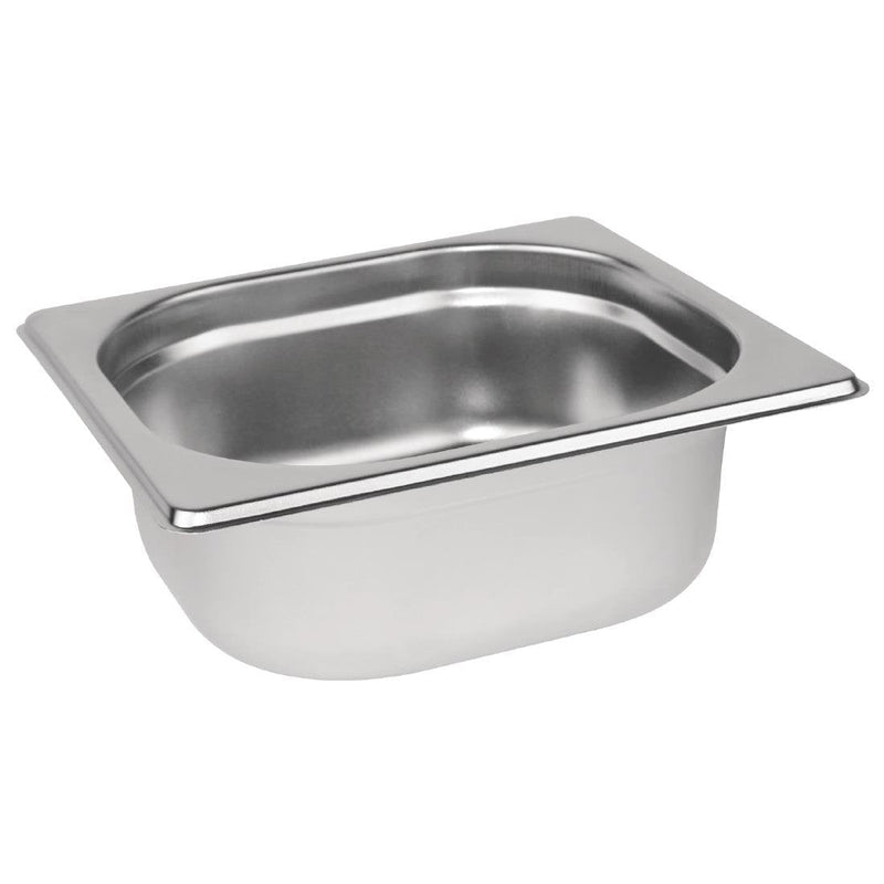 Vogue Stainless Steel 1/6 Gastronorm Tray 65mm