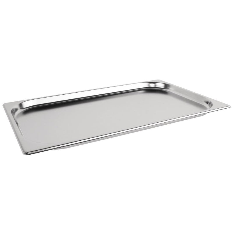 Vogue Stainless Steel 1/1 Gastronorm Tray 20mm