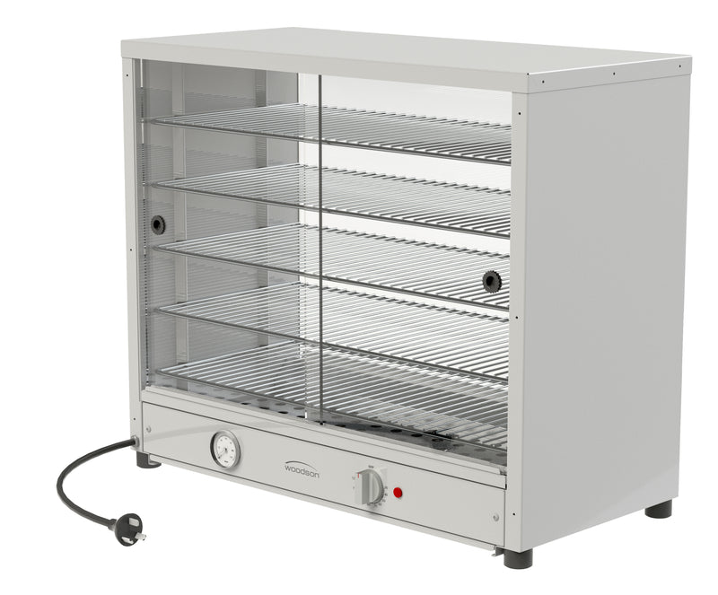 Woodson Pie Display and Food Display 100 Capacity with Sliding Glass Doors W.PIA100G
