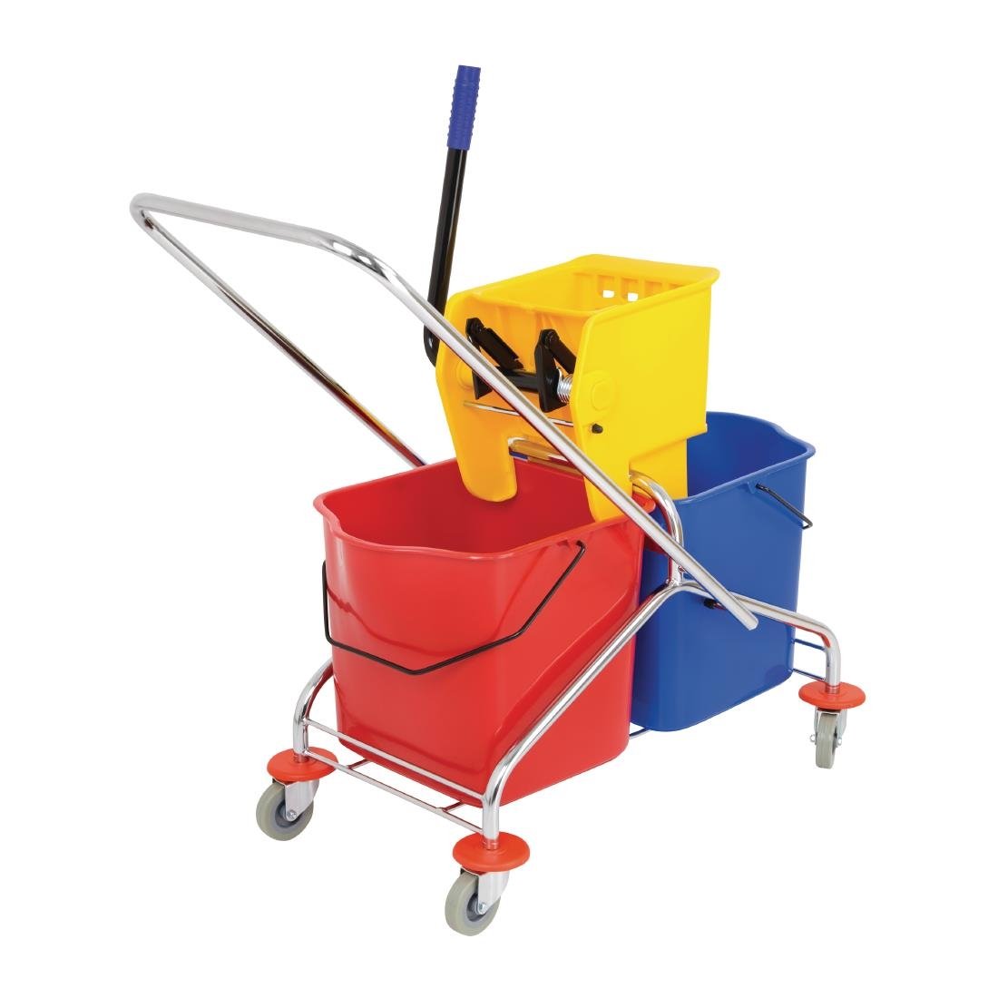 Jantex Dual Bucket Mop Wringer with Frame