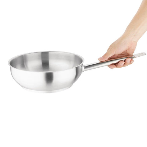 Vogue Stainless Steel Saute Pan 240mm