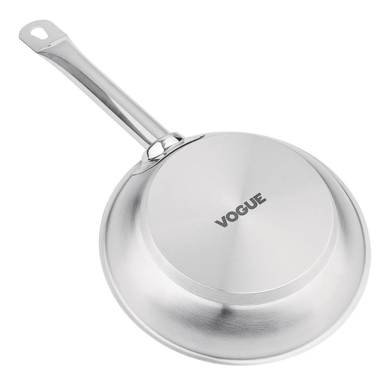 Vogue Stainless Steel Frying Pan 200mm