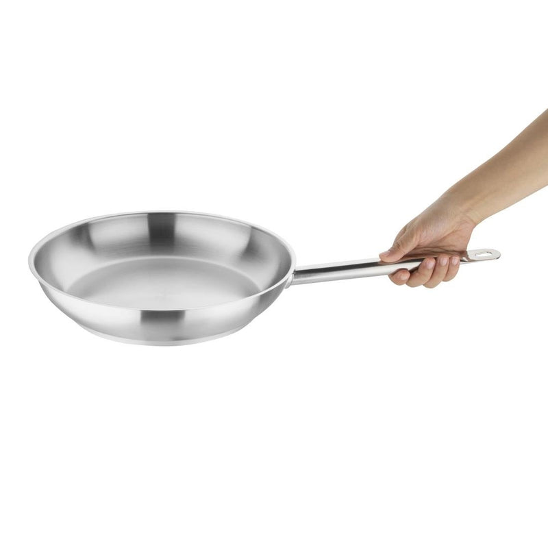 Vogue Stainless Steel Frying Pan 280mm