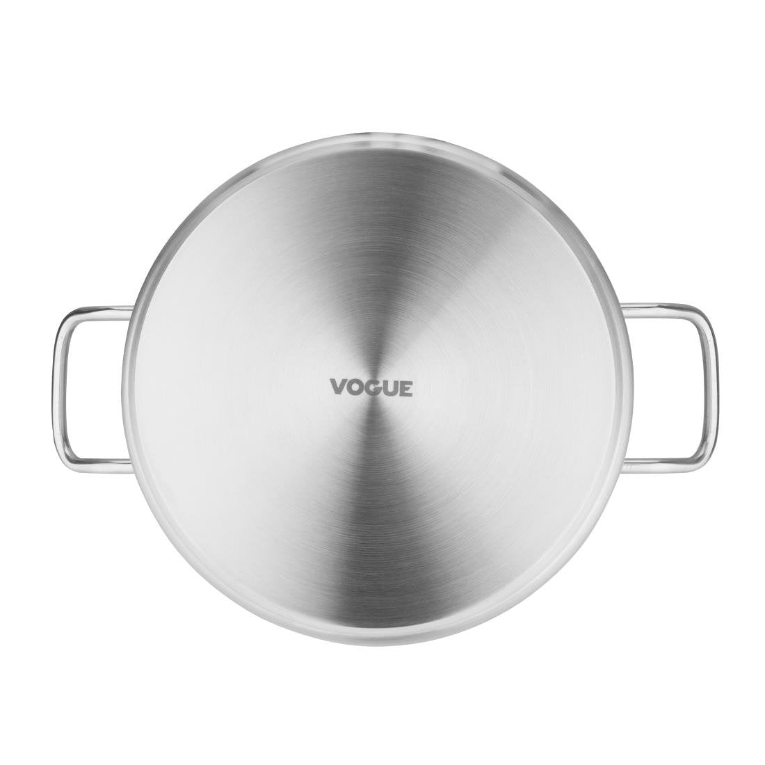 Vogue Stainless Steel Stew Pan 9.5Ltr