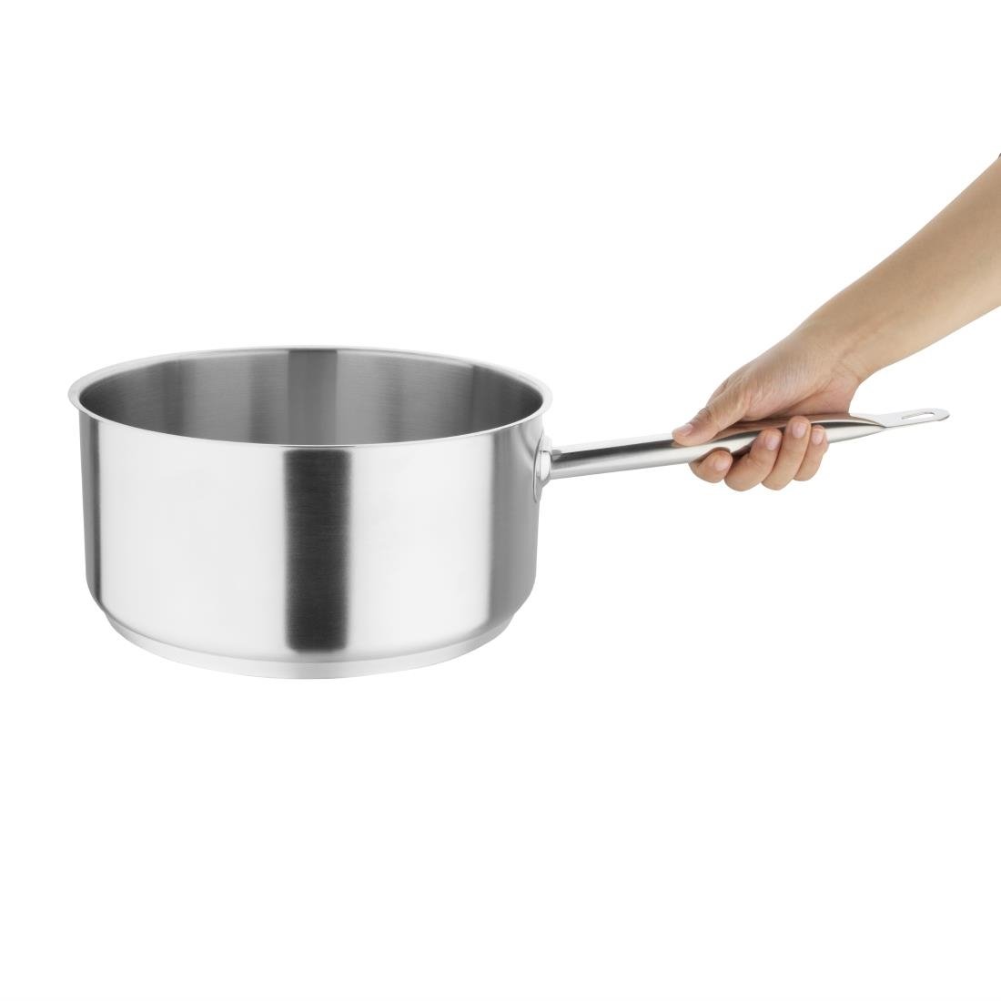 Vogue Stainless Steel Saucepan 8Ltr