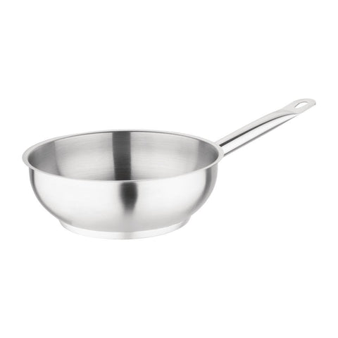 Vogue Stainless Steel Saute Pan 200mm