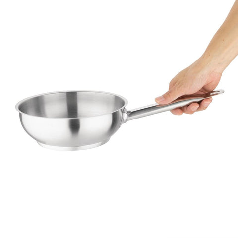 Vogue Stainless Steel Saute Pan 200mm