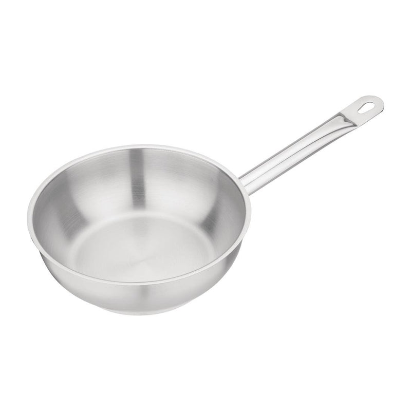 Vogue Stainless Steel Saute Pan 200mm