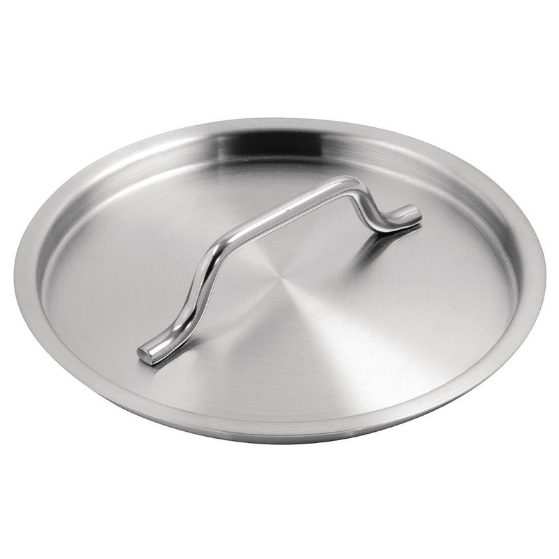 Vogue Stainless Steel Saucepan Lid 140mm