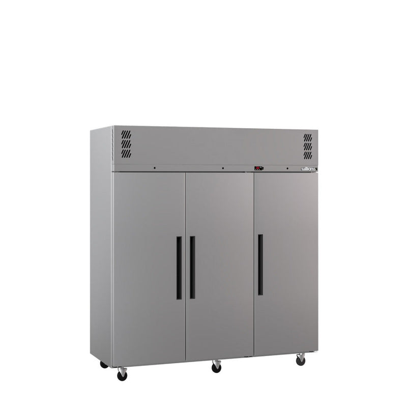Williams Pearl - Three Door Stainless Steel Upright Storage Refrigerator