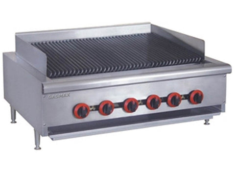 GasMax Natural Gas 6 Burner Char Grill Top QR-36E