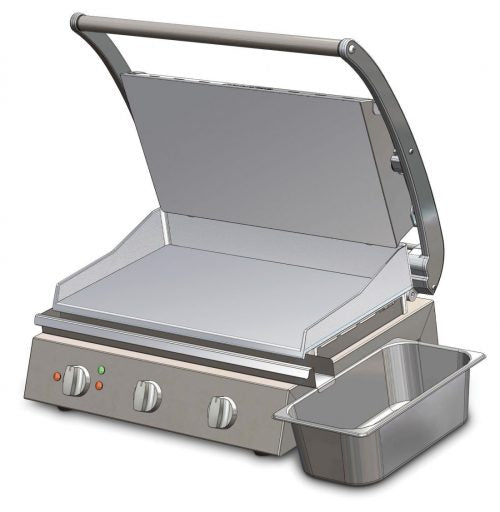 Roband Grill Station 6 slice, ribbed top plate